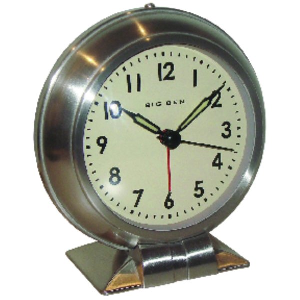 Westclox Big Ben 3.8 in. Silver Alarm Clock Analog 90010A